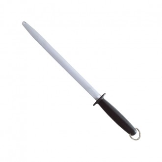 Chaira ovalada 30cm mango pp negro - Serie Knives Tools
