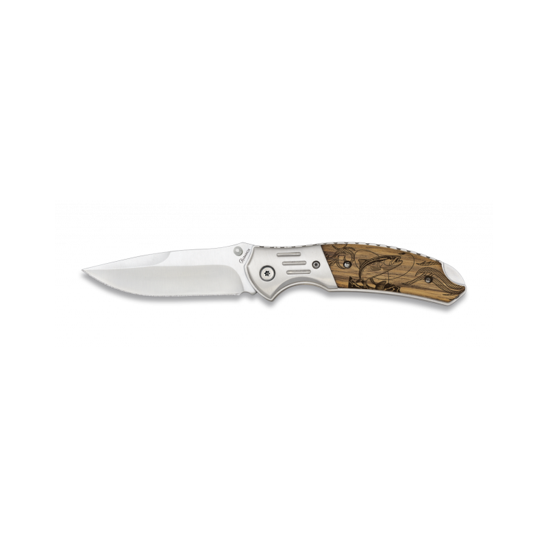 Navaja Albainox caza / bloqueo. m. zebra