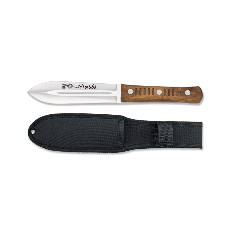 cuchillo Albainox Masai. doble filo. hoj