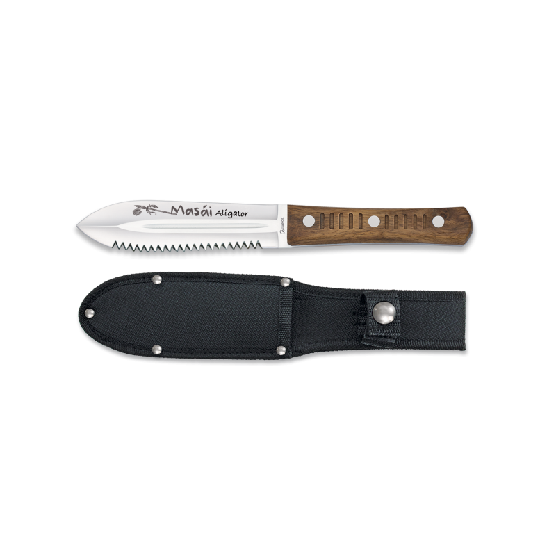 cuchillo Albainox Masai / Aligator. hoja
