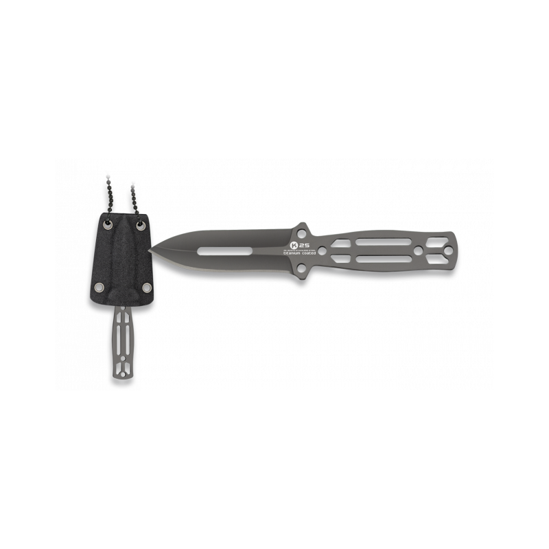 cuchillo k25 titanium coated. kydex.7.2