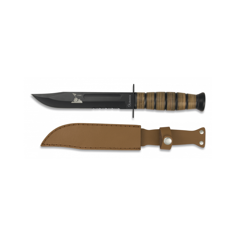 Cuchillo Albainox USMC. Hoja: 18 cm