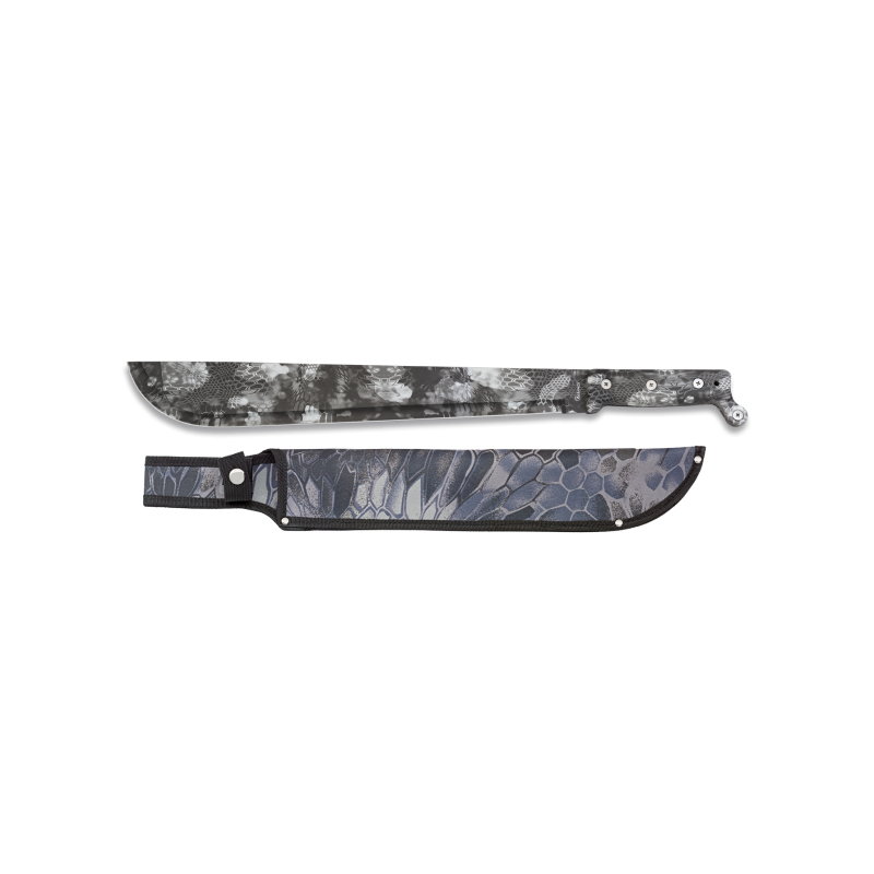 machete albainox black Phyton camo. 40cm