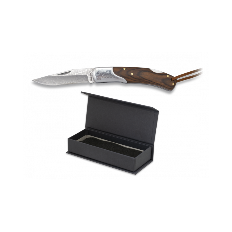 navaja Albainox damasco. hoja: 6.5 cm