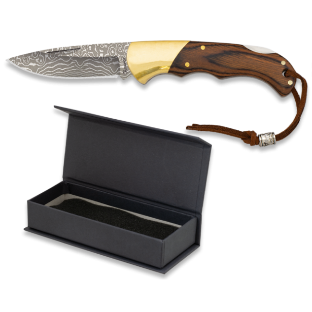 navaja damasco hoja 7,2 cm