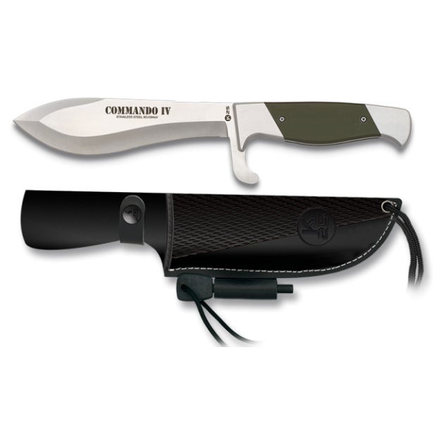 cuchillo K25 COMANDO IV acero 8cr13. G10