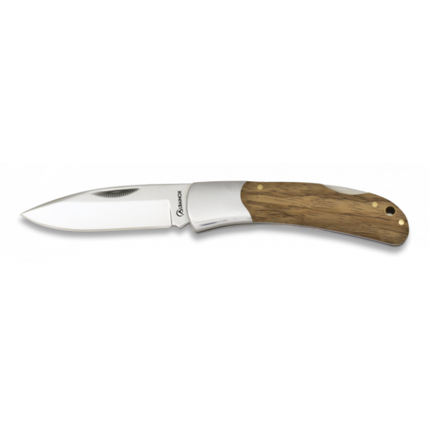 Navaja Albainox Madera Cebra. Hoja 7.8cm